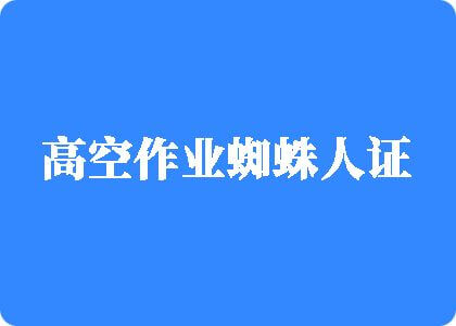 使劲操大鸡巴猛插小骚逼视频网站高空作业蜘蛛人证